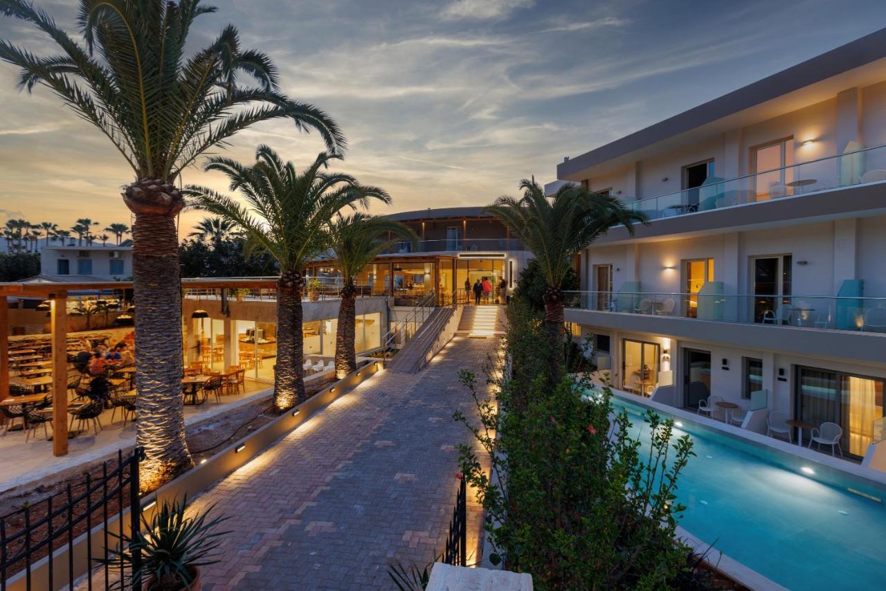 Malia Bay Beach Hotel & Bungalows Mália Exterior foto
