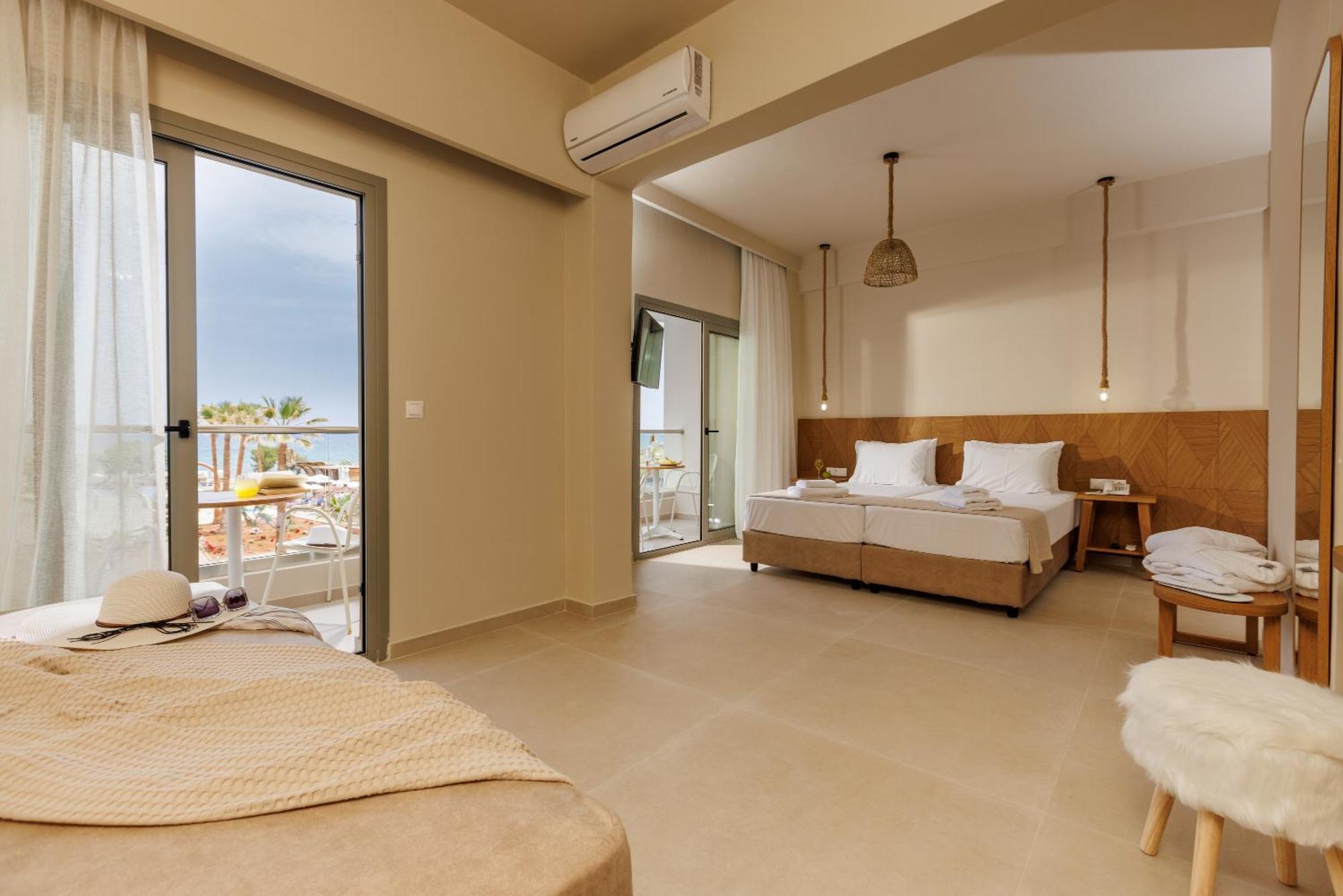 Malia Bay Beach Hotel & Bungalows Mália Exterior foto