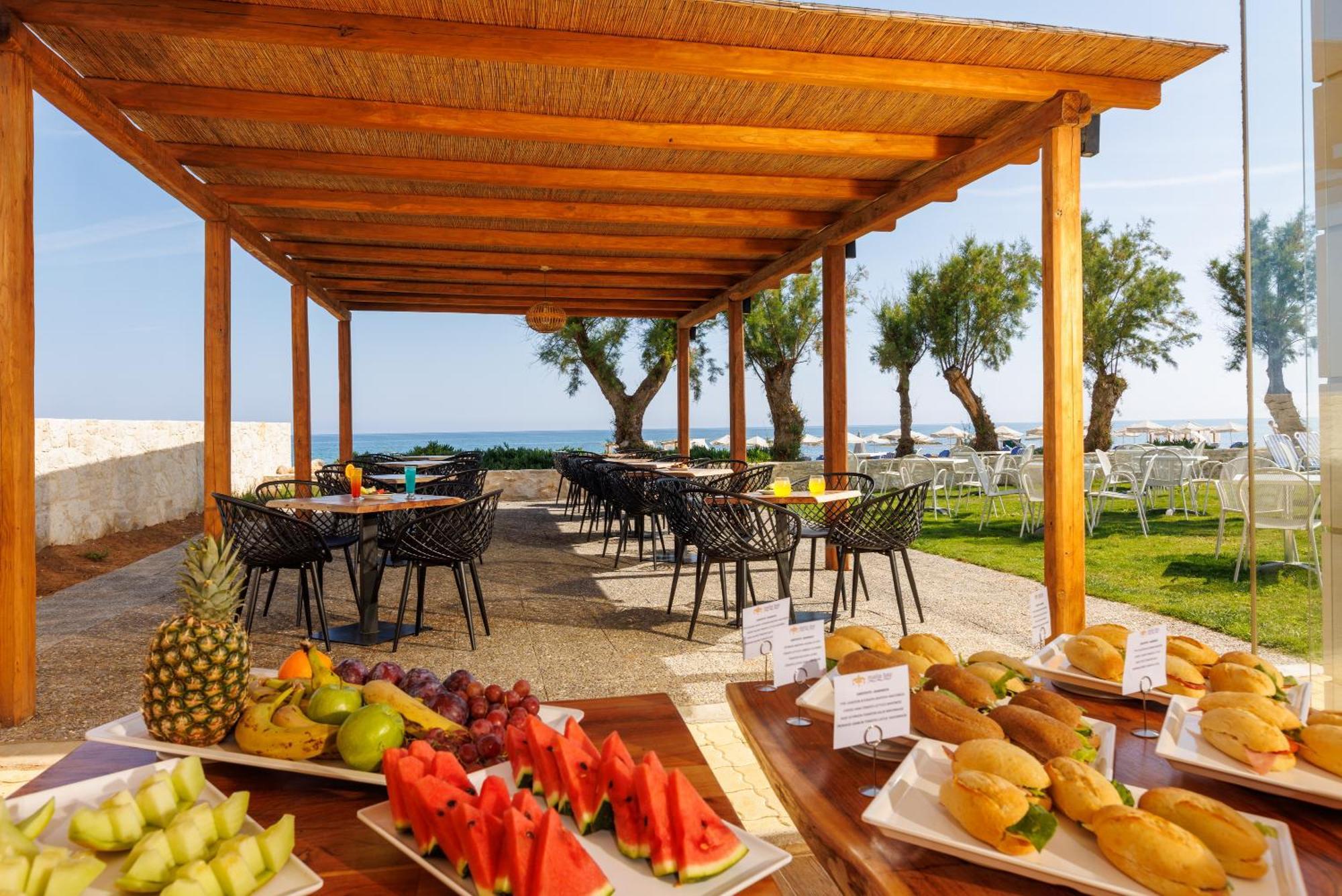 Malia Bay Beach Hotel & Bungalows Mália Exterior foto
