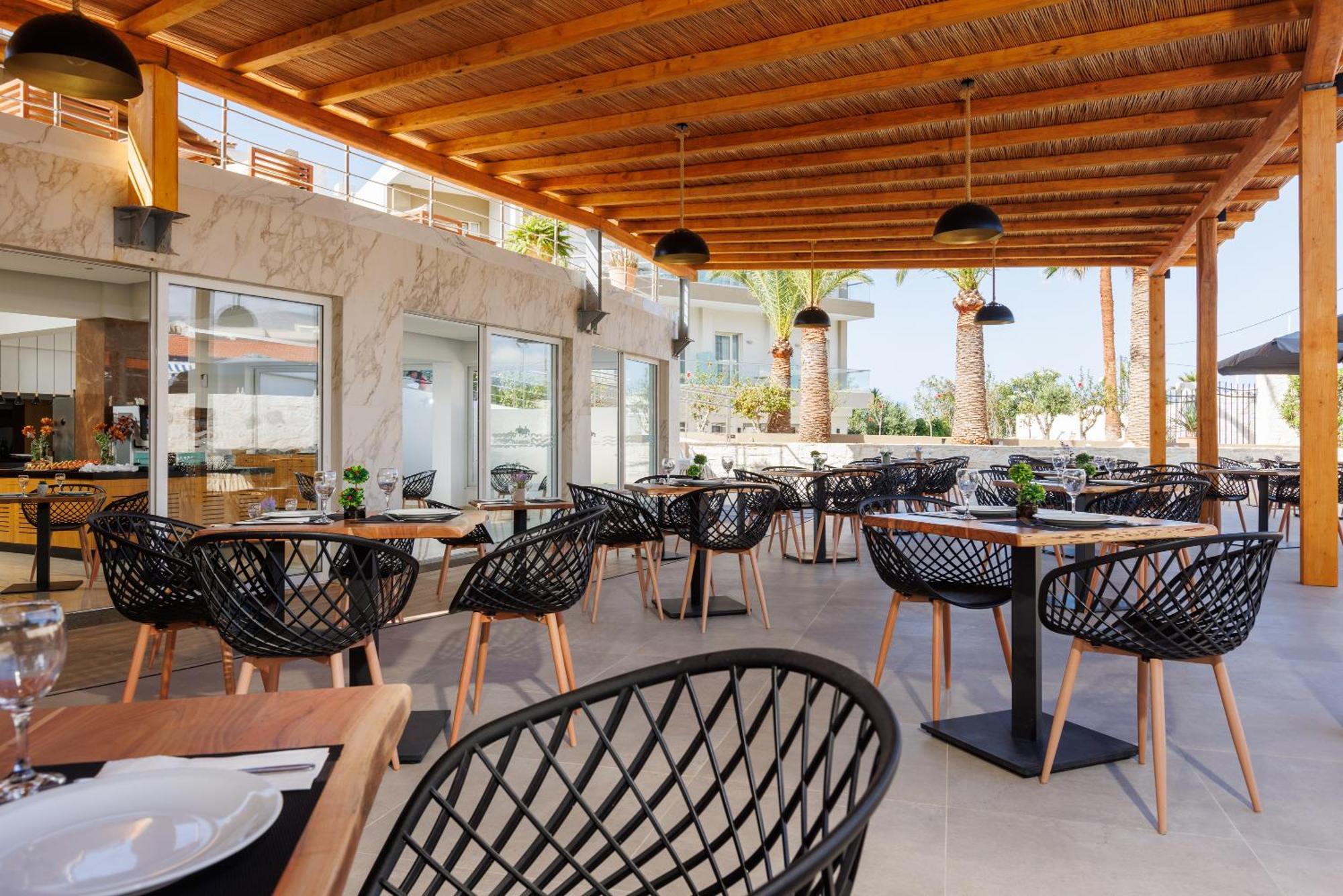 Malia Bay Beach Hotel & Bungalows Mália Exterior foto
