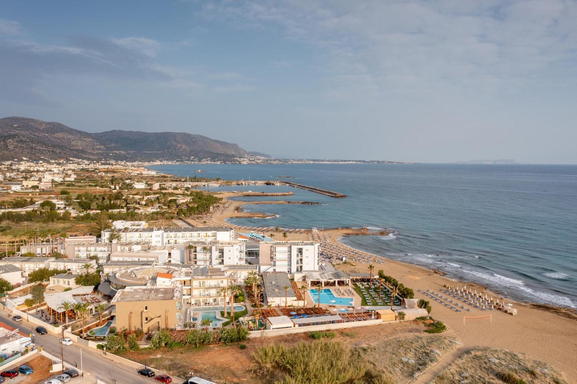 Malia Bay Beach Hotel & Bungalows Mália Exterior foto