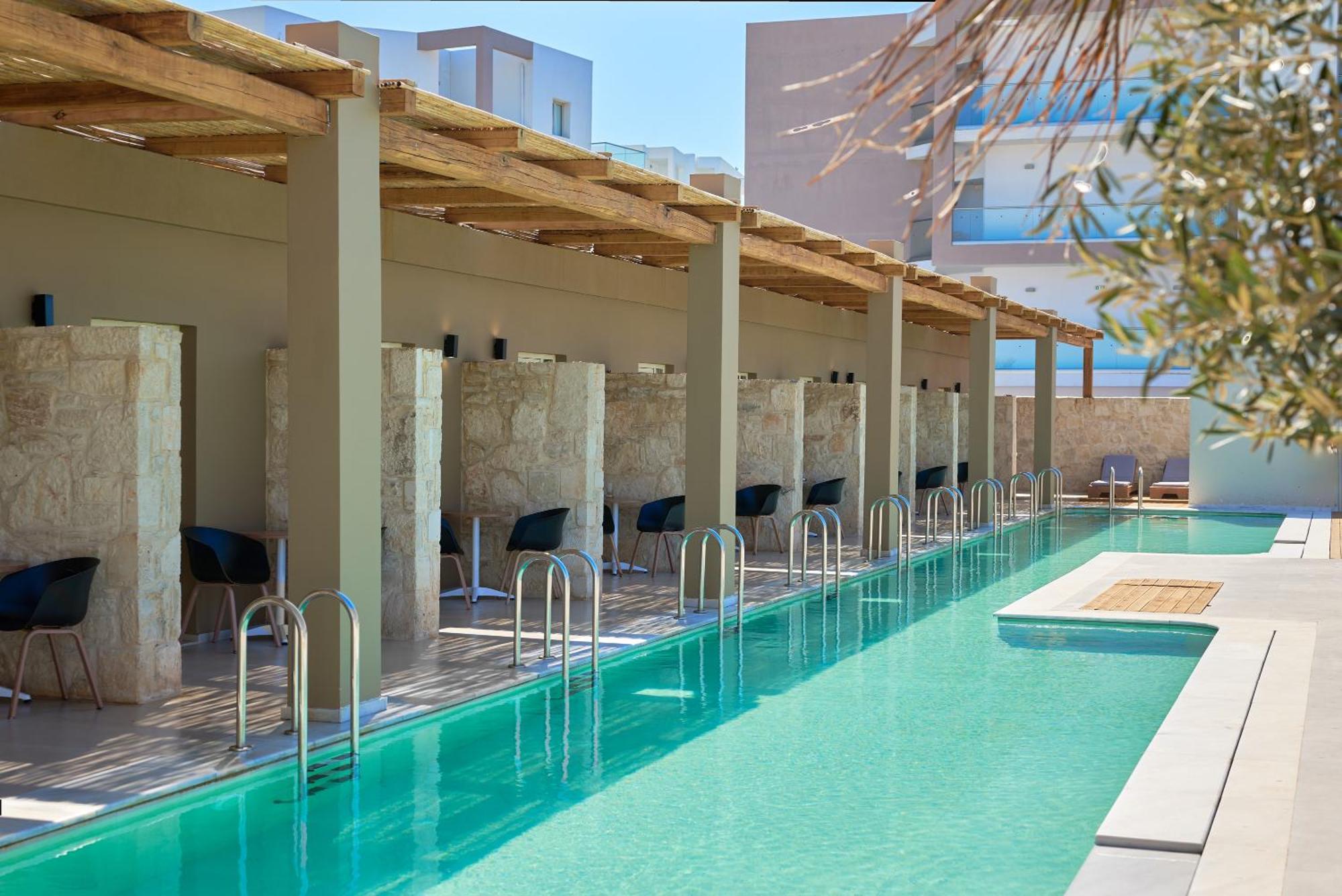Malia Bay Beach Hotel & Bungalows Mália Exterior foto