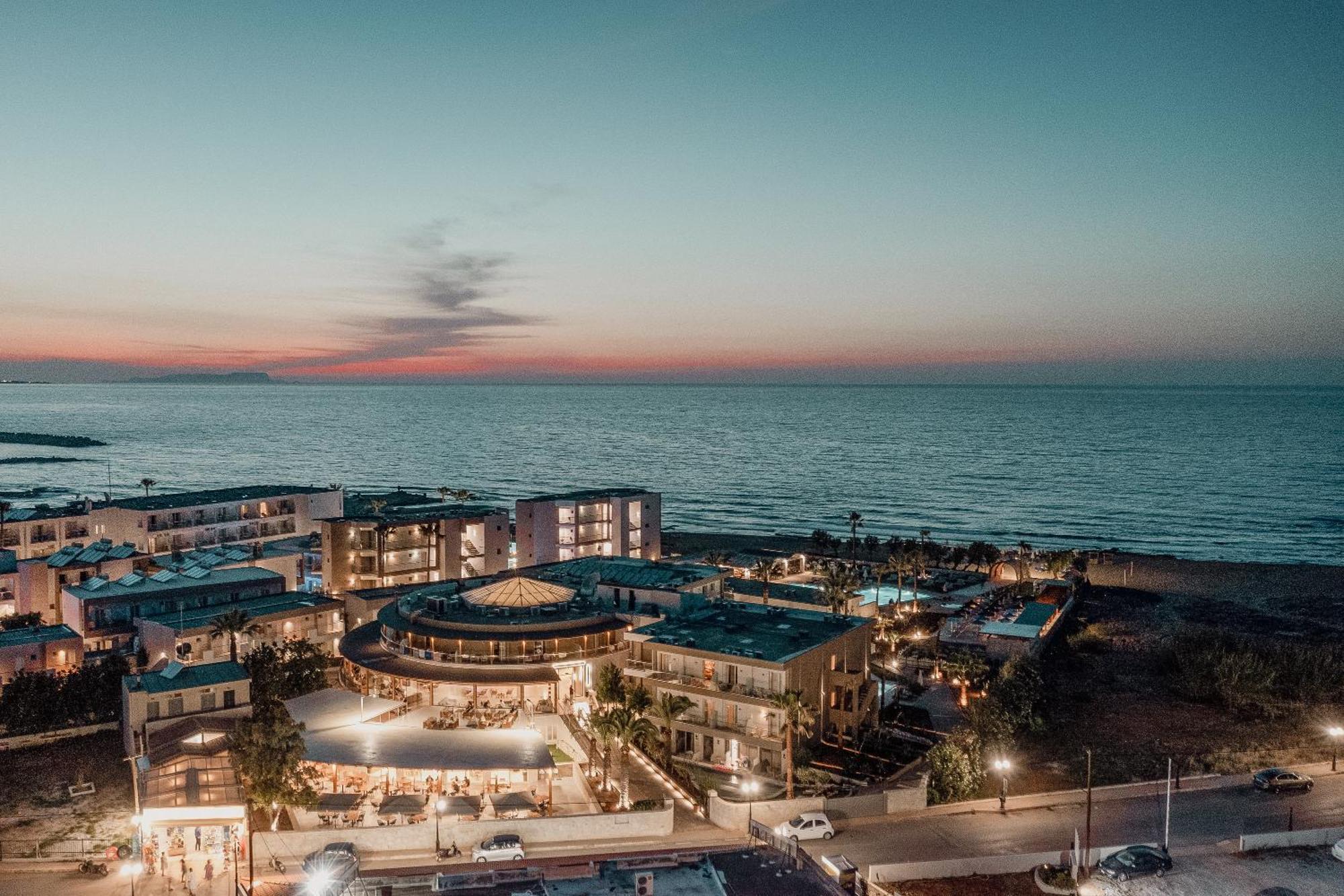 Malia Bay Beach Hotel & Bungalows Mália Exterior foto