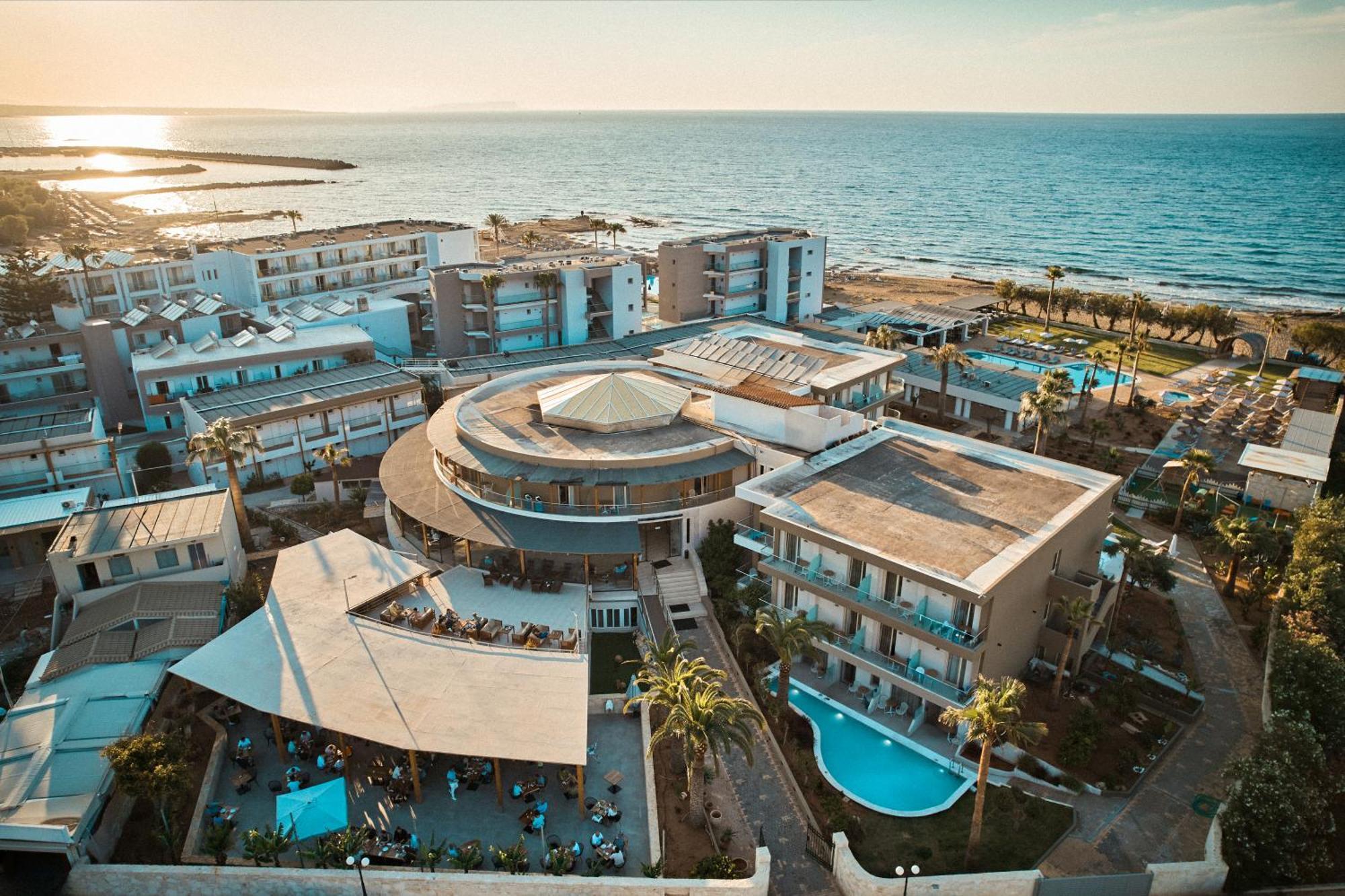 Malia Bay Beach Hotel & Bungalows Mália Exterior foto